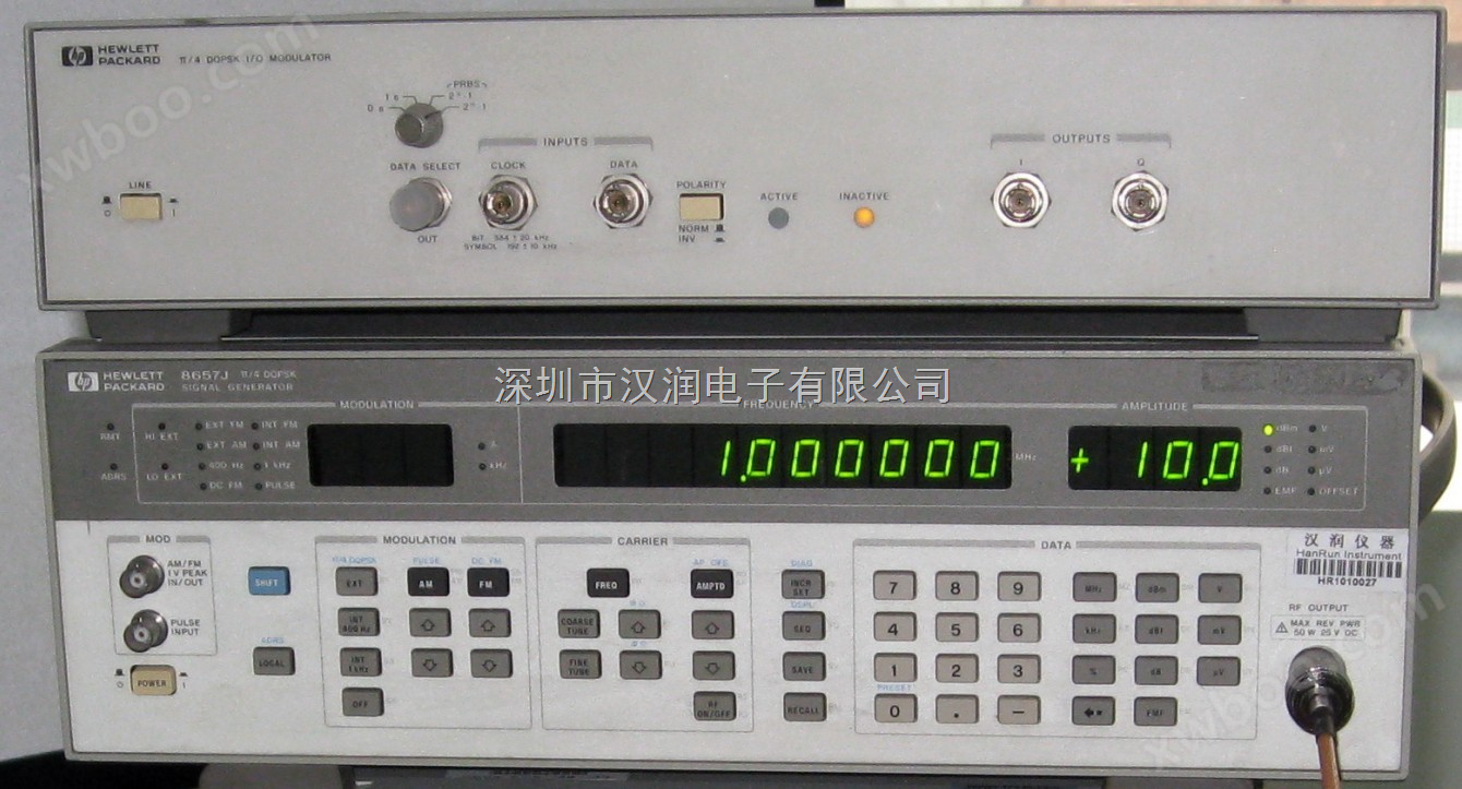 QPSK 信号发生器100K-1030MHz HP8657D,HP8657J  销售，租赁，回收，维