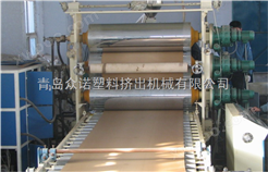 山东PVC木塑结皮发泡板生产线